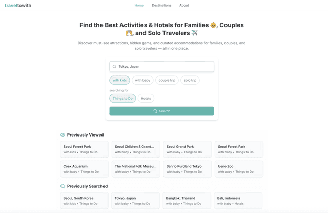 TravelToWith screenshot 1
