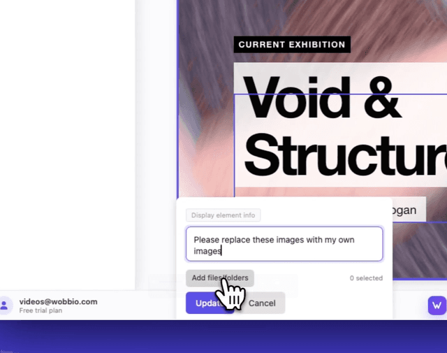 Wobbio screenshot 2