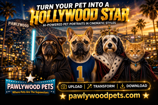 Pet Portraits | Pawlywood Pets screenshot 2