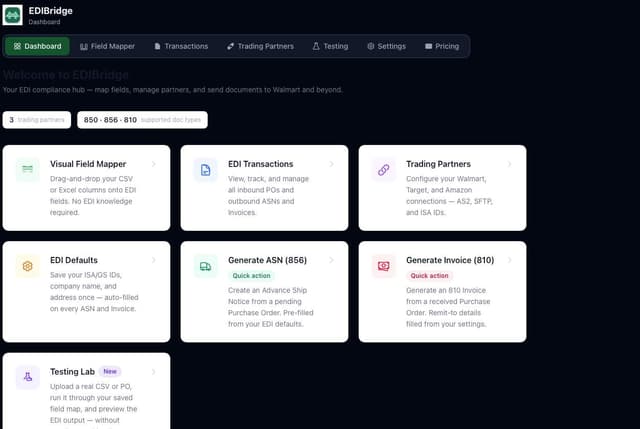 EDIBridge screenshot 1