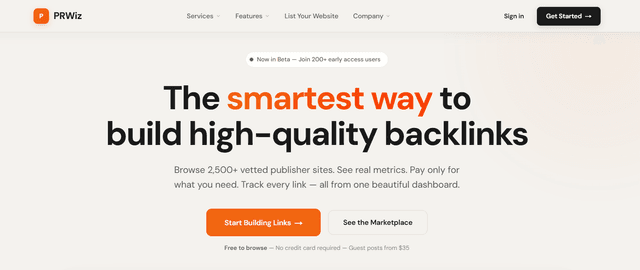 PRWiz screenshot 1