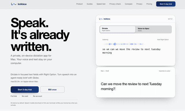 IraVoice screenshot 1