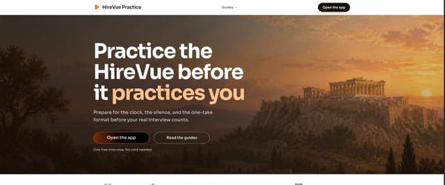 HireVue Practice screenshot 1