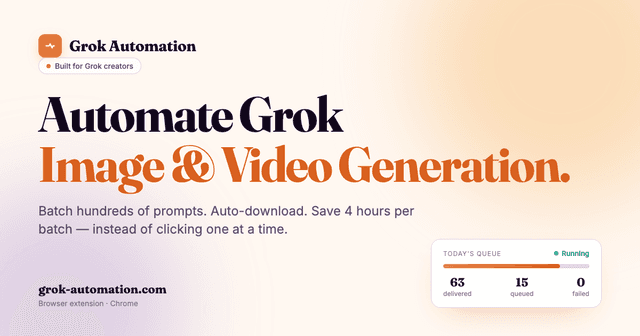Grok Automation screenshot 1