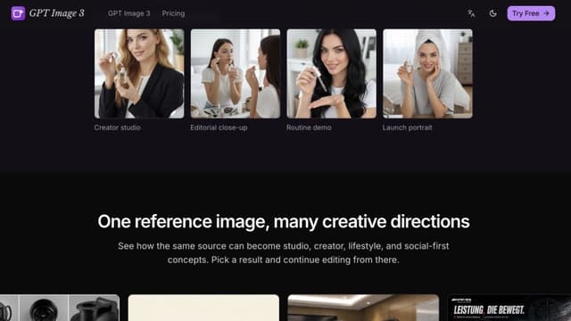 GPT Image 3 Free Online | AI Image Generator & Agent screenshot 3