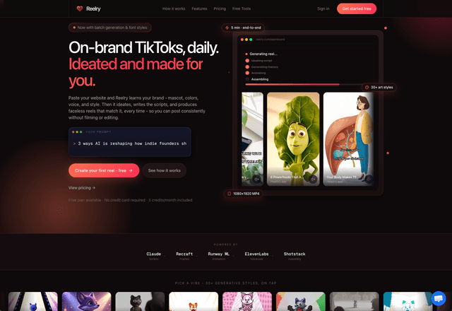 Reelry screenshot 2