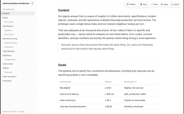 Markdownreader screenshot 2