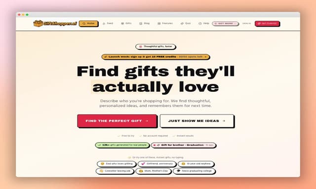 GiftShopper.ai screenshot 1