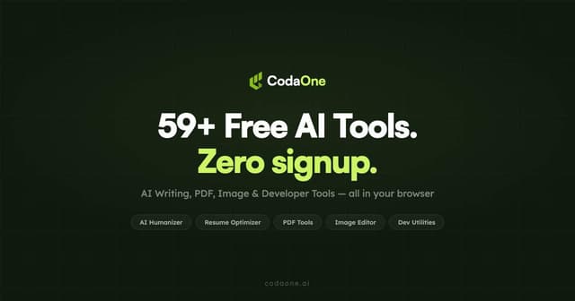 CodaOne AI screenshot 1