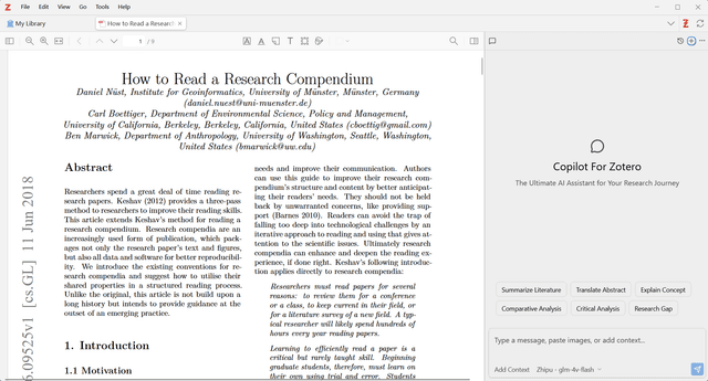 BibGenie - AI Assistant for Zotero screenshot 1