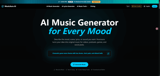 MusicAura AI screenshot 1