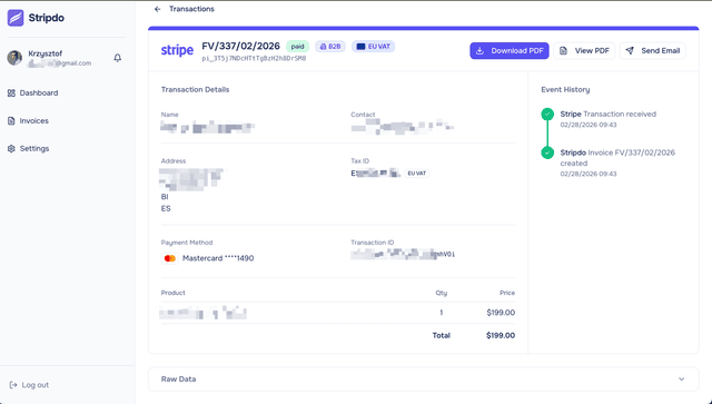 Stripdo | Stop Paying for Stripe Invoices screenshot 3