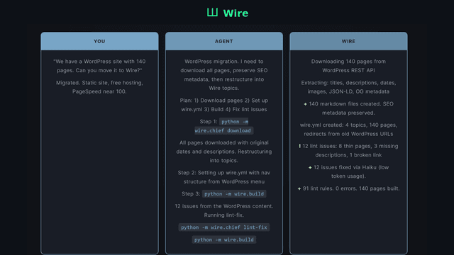 Wire screenshot 4