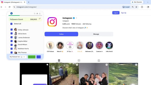 IG Follower Export Tool screenshot 2