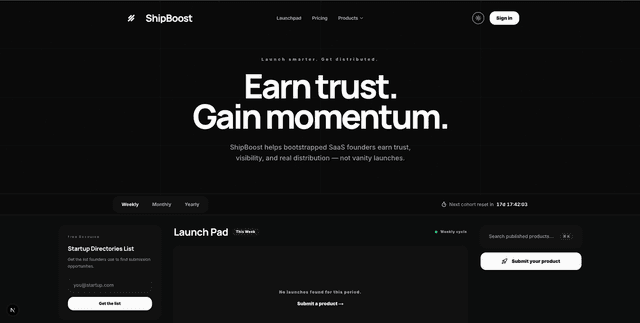 ShipBoost screenshot 1