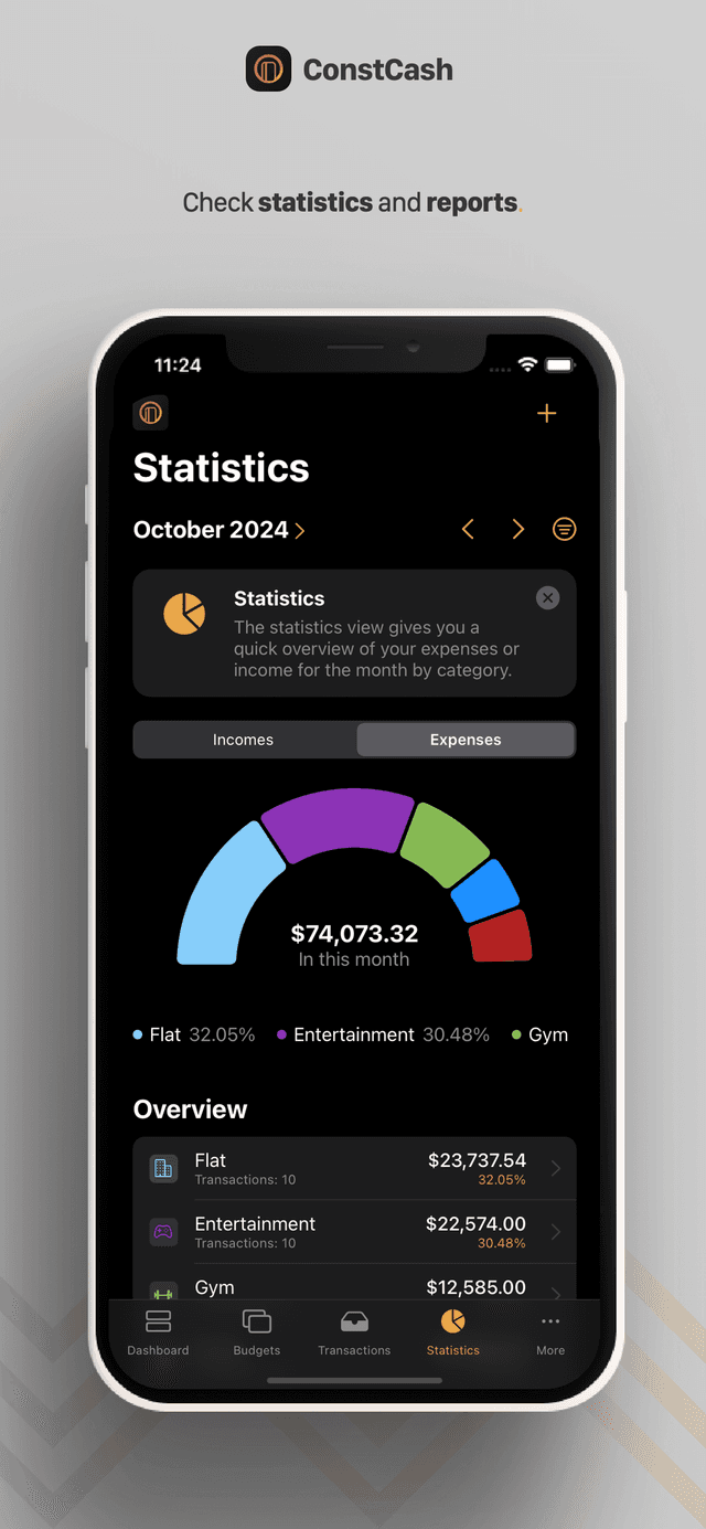 ConstCash: Budget Manager screenshot 3