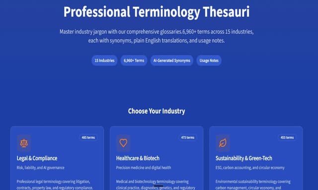 I Thesaurus screenshot 2