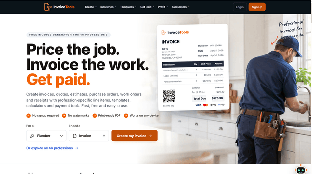 InvoiceTools screenshot 1