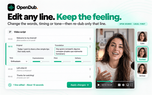 OpenDub screenshot 4