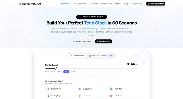 appstackbuilder screenshot 1