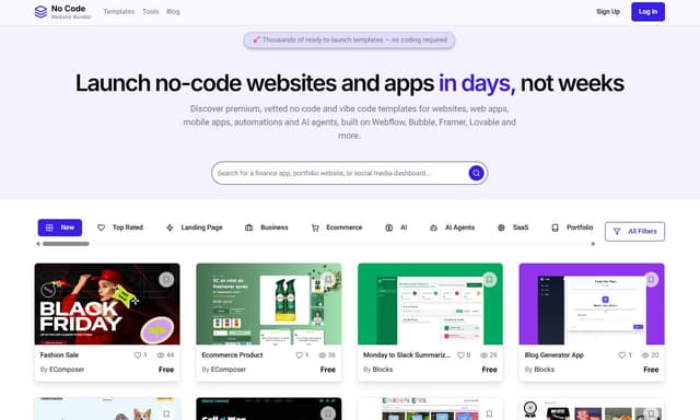 No Code Website Builder screenshot 2