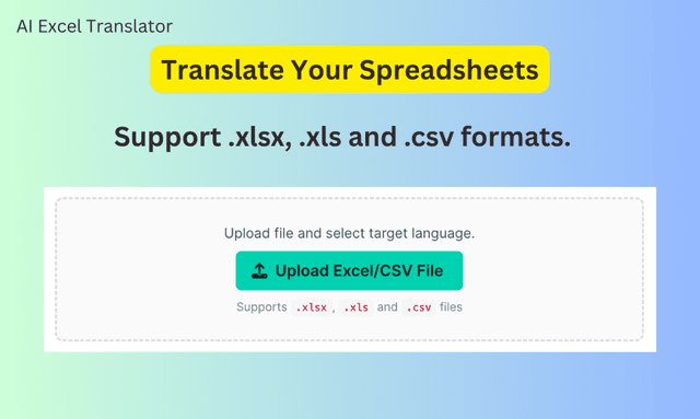 AI Excel Translator screenshot 2