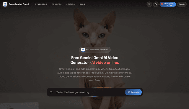 Free Gemini Omni screenshot 1