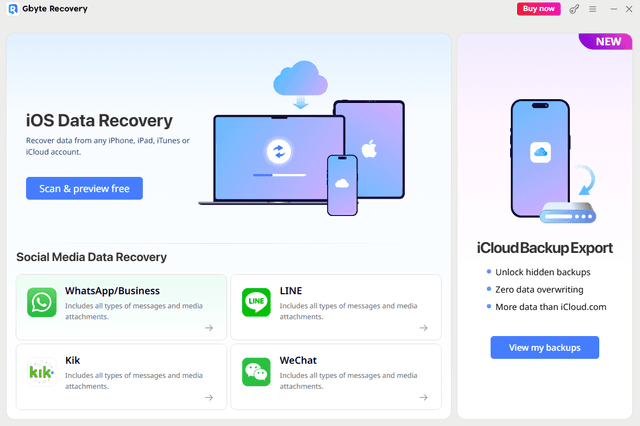 Gbyte Recovery screenshot 2