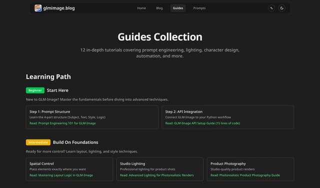GLM-Image Blog screenshot 3