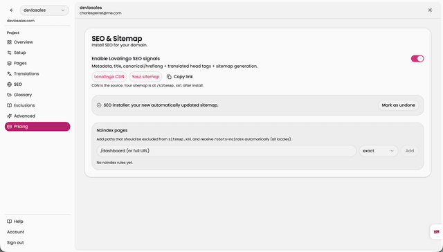 Lovalingo screenshot 4