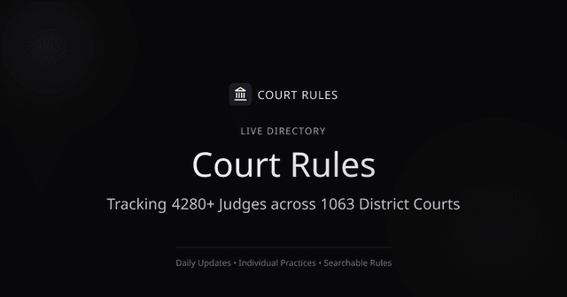 Court Rules screenshot 1