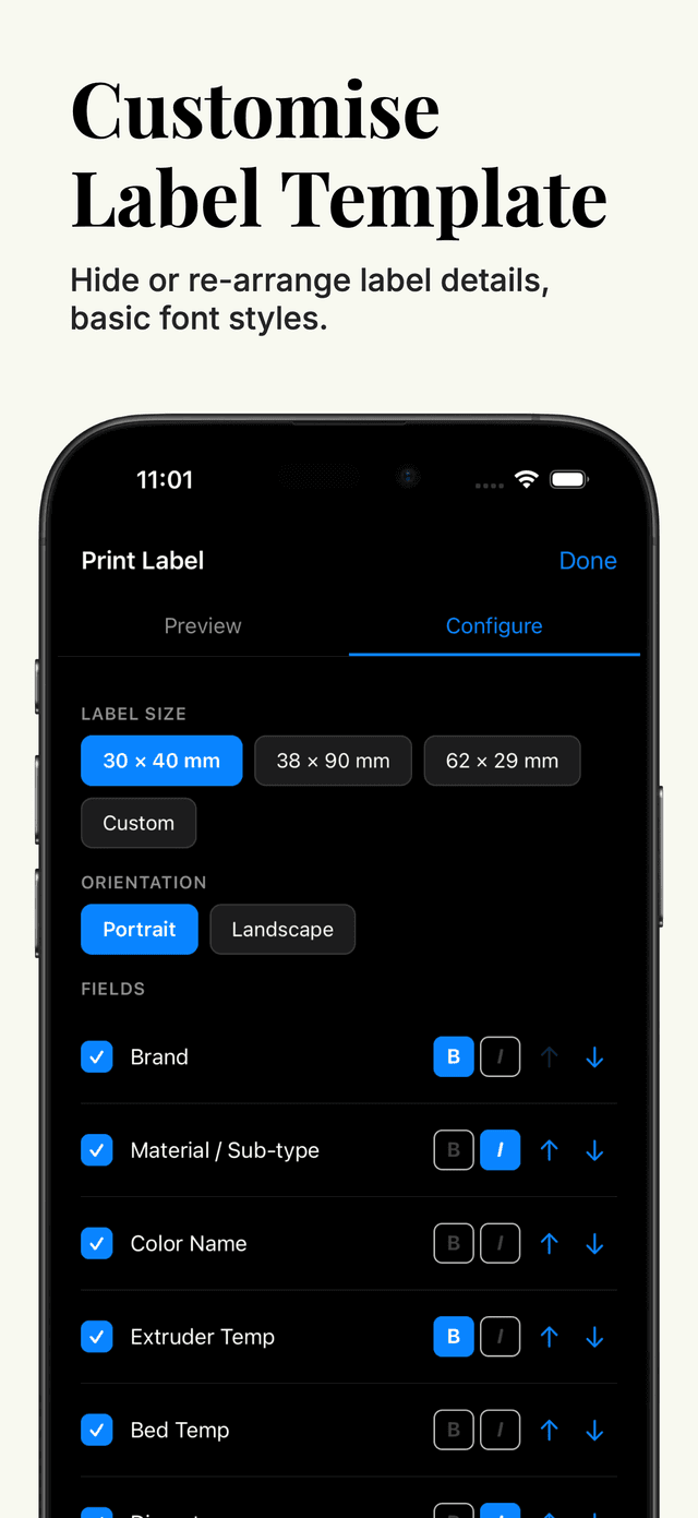 Tag My Spool - NFC Fillament screenshot 5