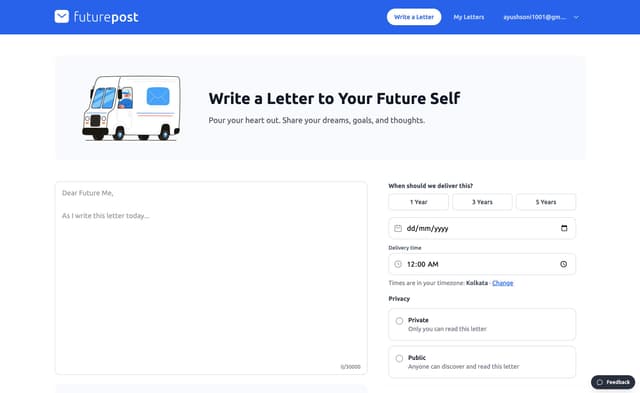 FuturePost screenshot 2