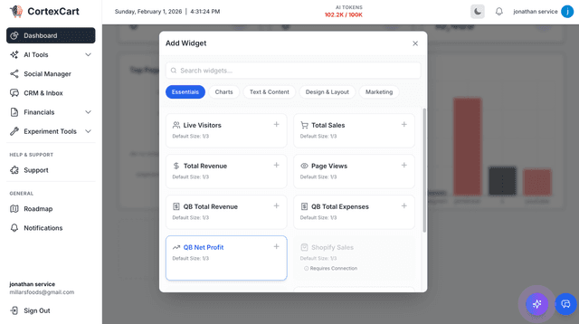 The AI Powered Analytics Dashboard for Ecommerce analytics screenshot 5