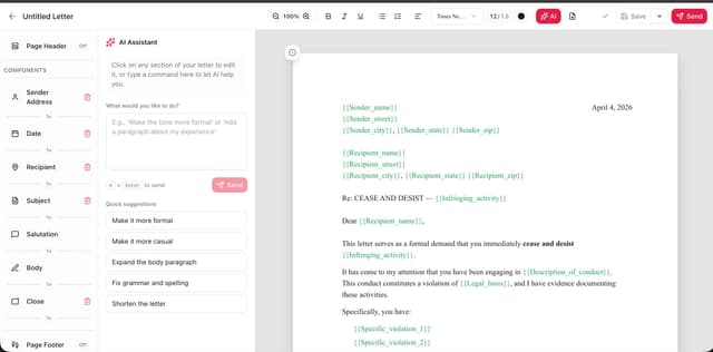 WriteToMail screenshot 2