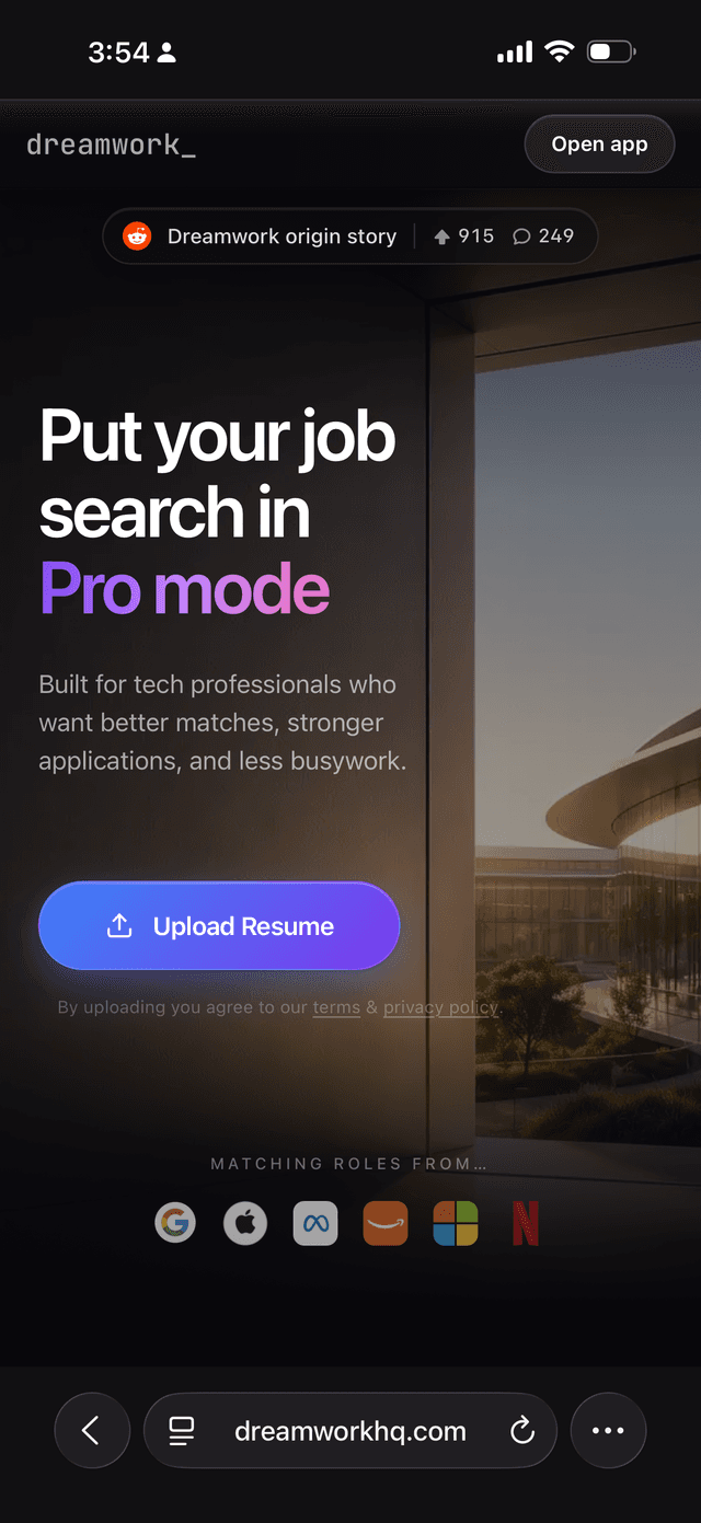 Dreamwork — The fastest path to tech jobs. screenshot 5
