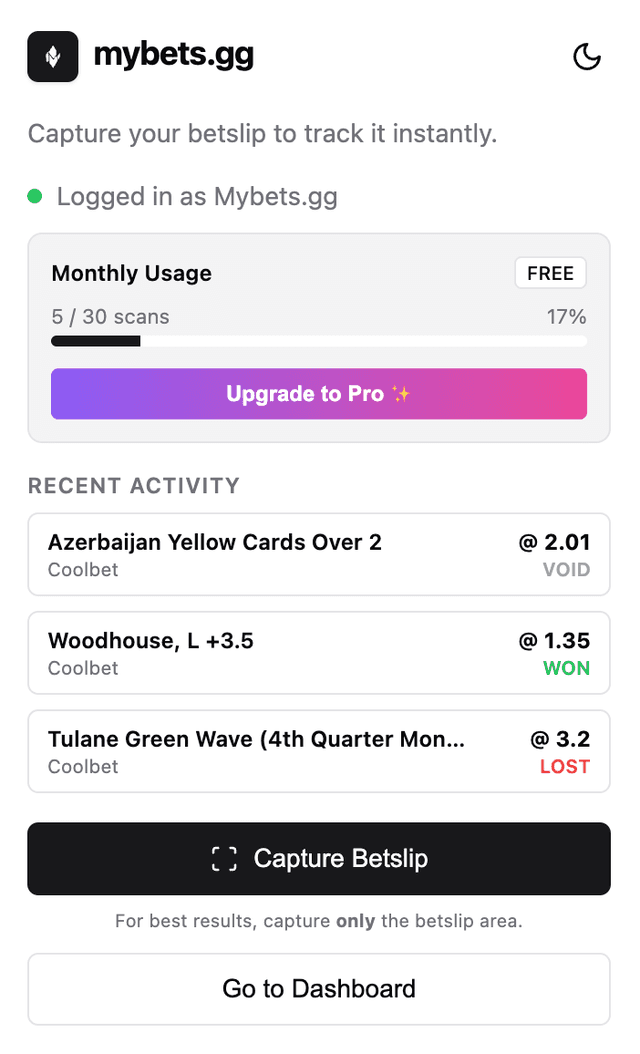 mybets.gg - Track Your Bets Smarter screenshot 5