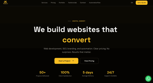 Web Agency screenshot 1