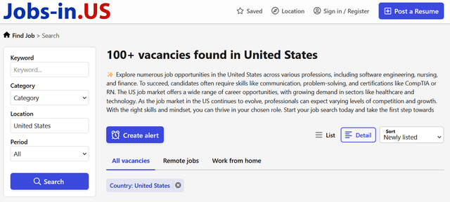 Jobs in US screenshot 2