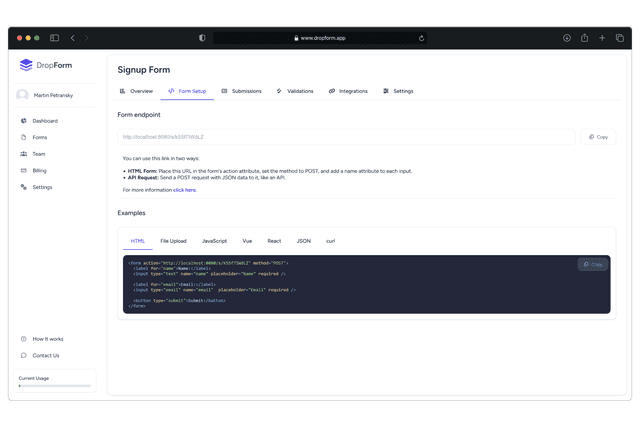 DropForm screenshot 3