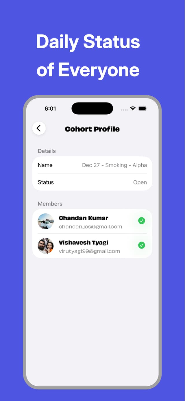 Quit With Us – quit bad habits together, not alone screenshot 4