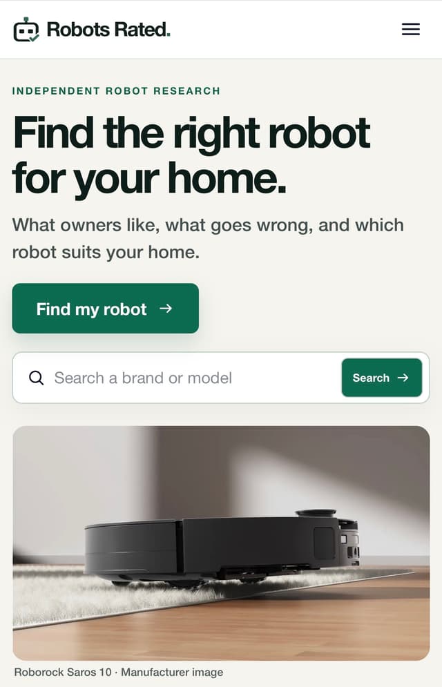 RobotsRated screenshot 1
