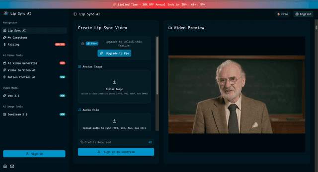 Lip Sync AI screenshot 2
