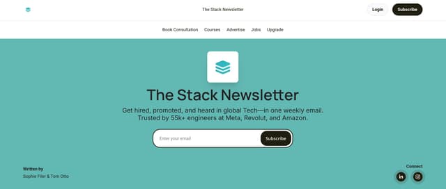 The Stack Newsletter screenshot 1