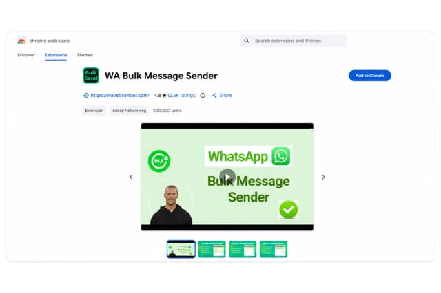 WA Bulk Message Sender screenshot 1