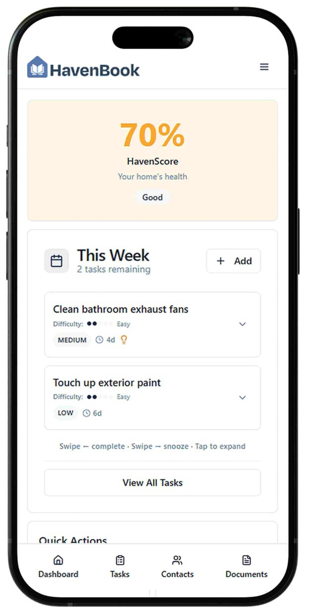 HavenBook screenshot 2