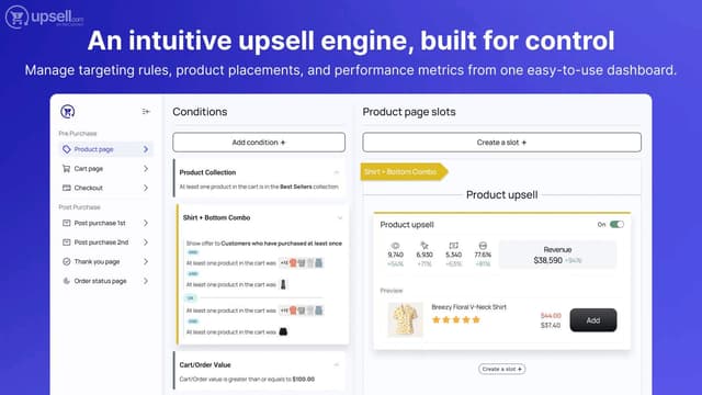 Upsell.com screenshot 1