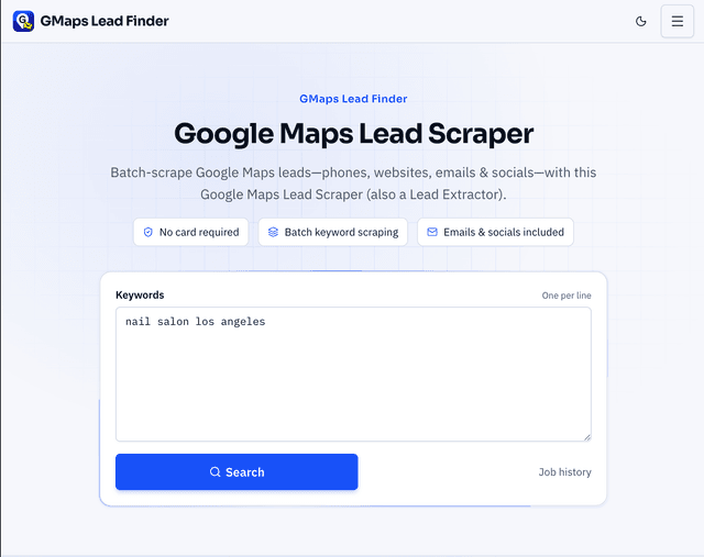 Google Maps Scraper screenshot 1