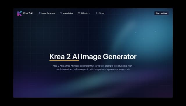 Krea 2 AI screenshot 1