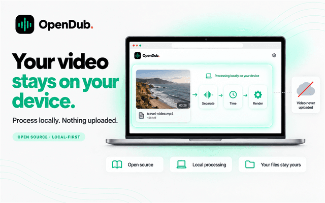 OpenDub screenshot 2
